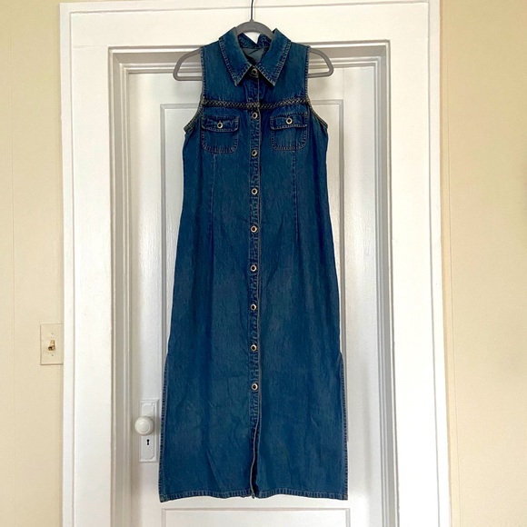 carolina blues Dresses & Skirts - Vintage Maxi Denim Dress 👗